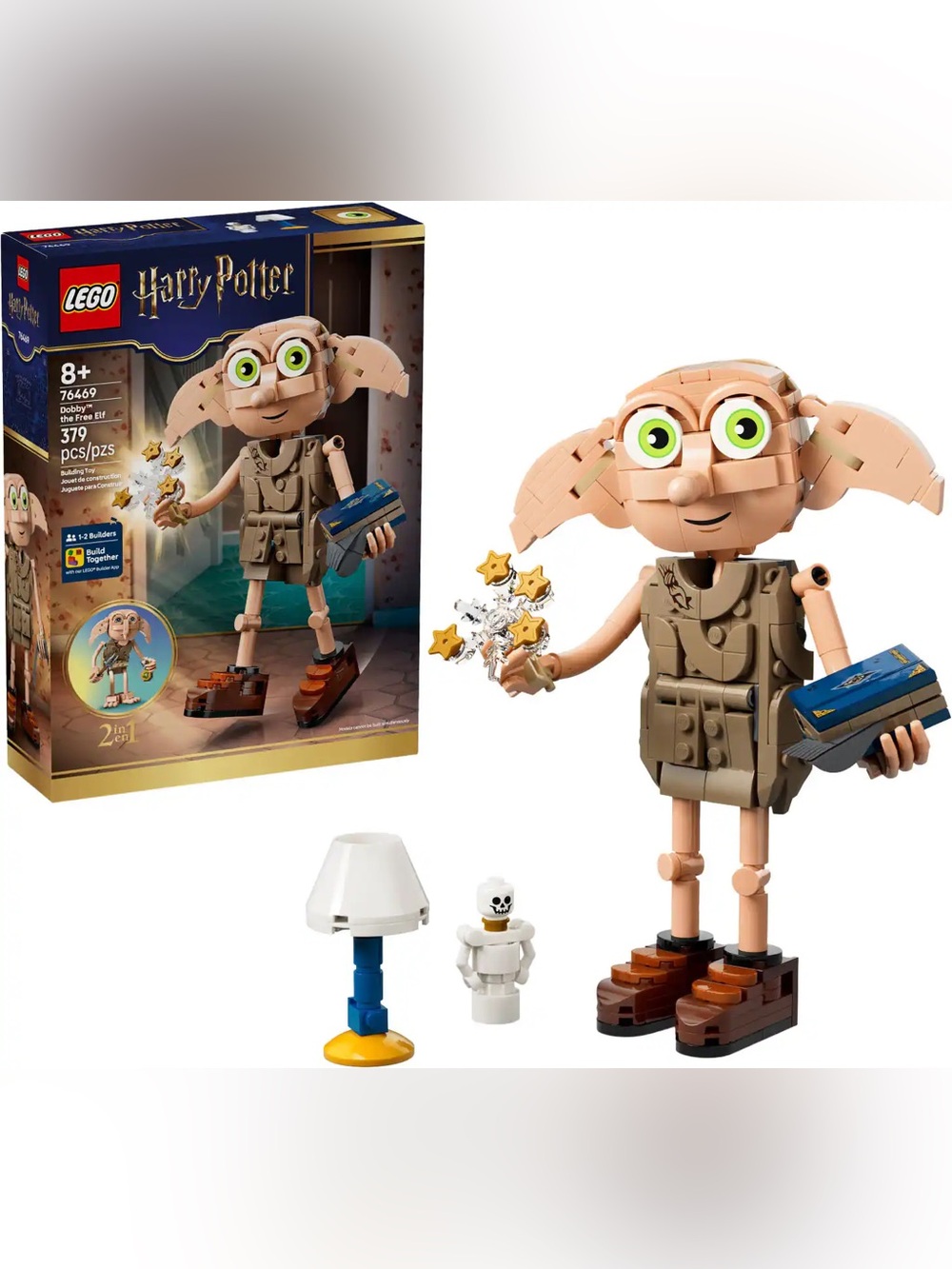 Lego Dobby Building Figure Toy - Tan & Green